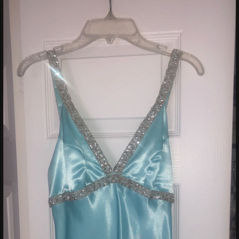 Baby Blue Floor Length gown